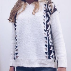 Abercrombie Aztec Sweater with Hood
